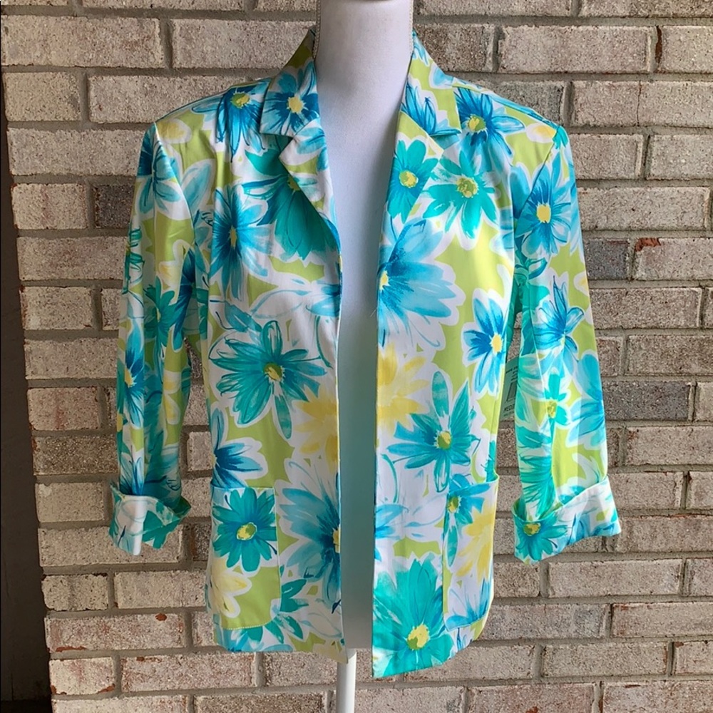 NWT Erin London Floral Blazer